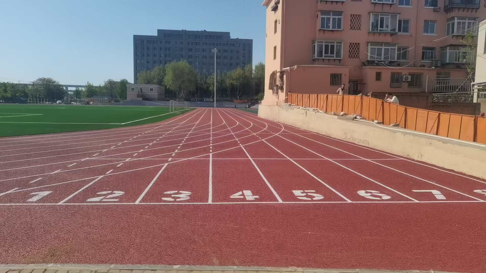 潮州市混合型塑胶跑道健身步道 - 方案